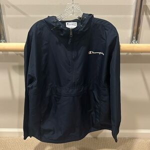 Champion Authentic Athletic Wear Windbreaker - Navy Blue